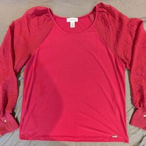 Calvin Klein Women's Pink Top